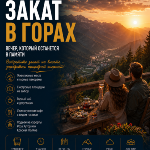Закат в горах